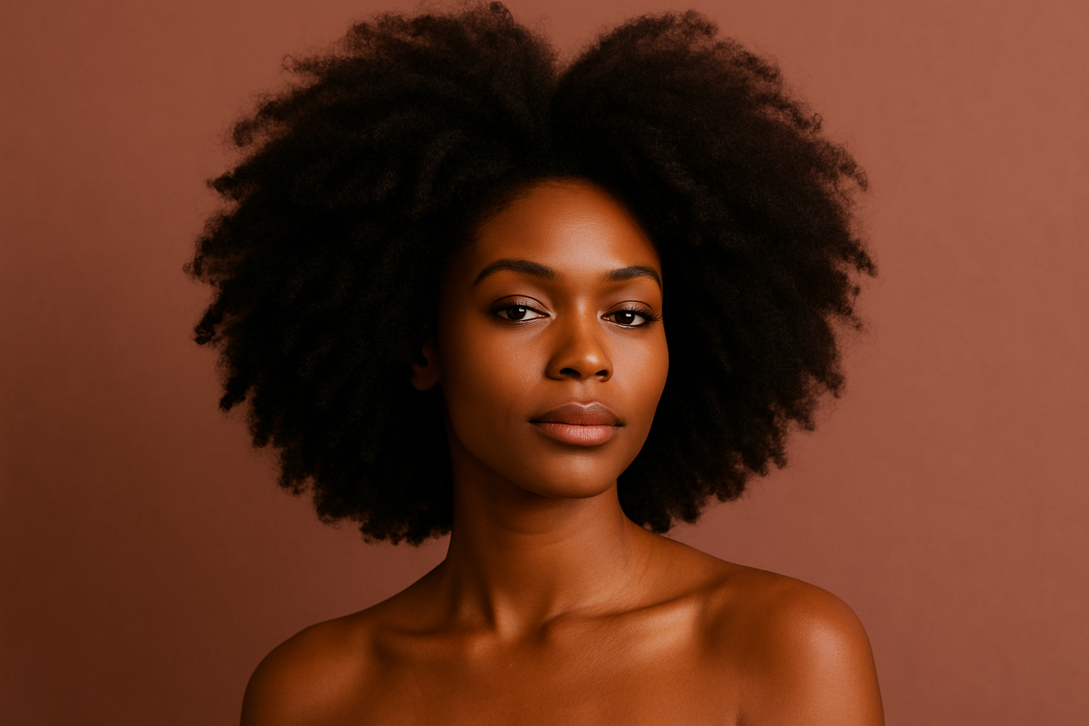 black woman beautiful hair background #8E6463