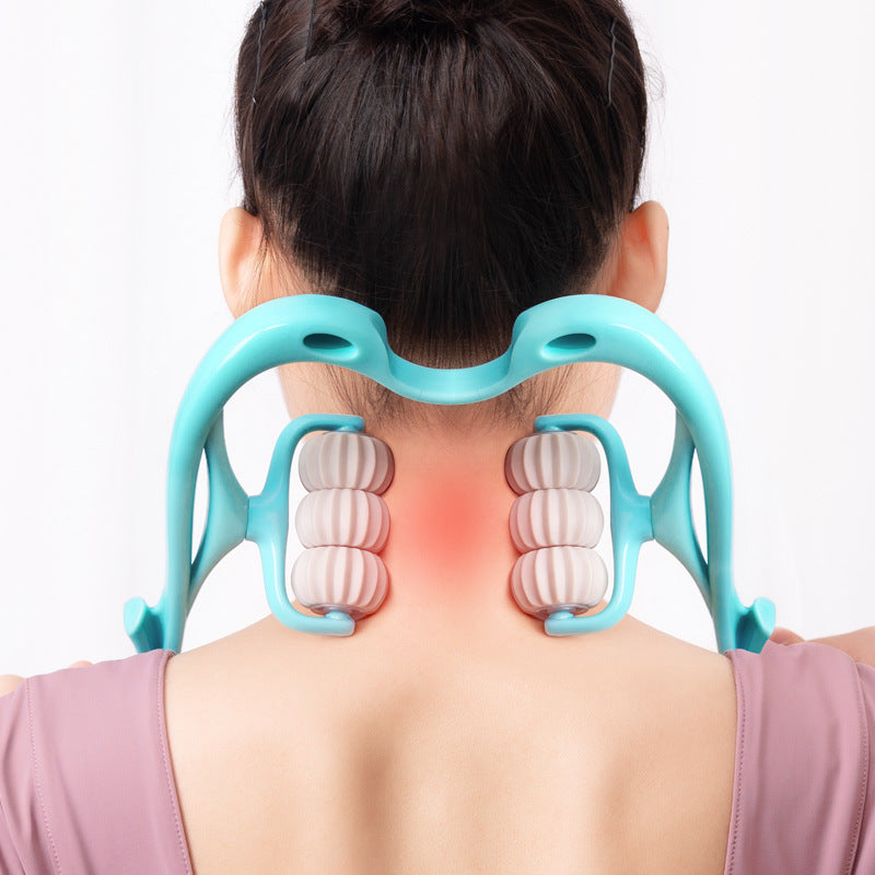 Rouleau de massage multifonctionnel pour le cou et les épaules