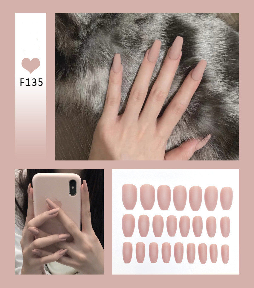 Kit de faux ongles avec 24 couleurs