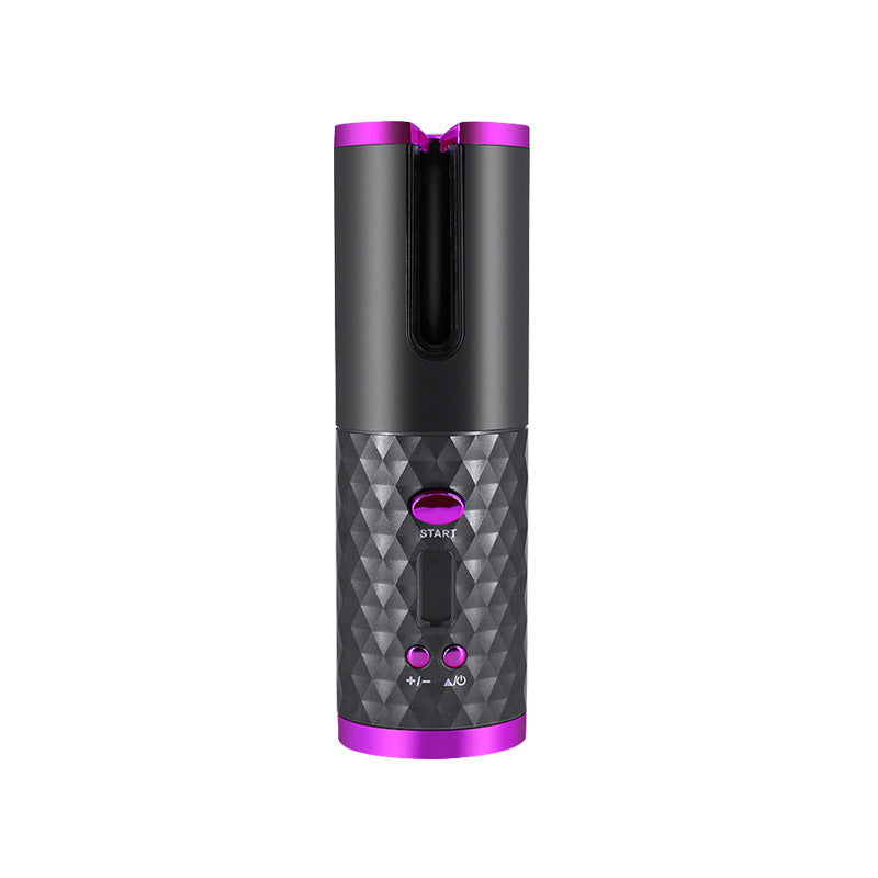Fer à boucler automatique rechargeable avec écran LCD
