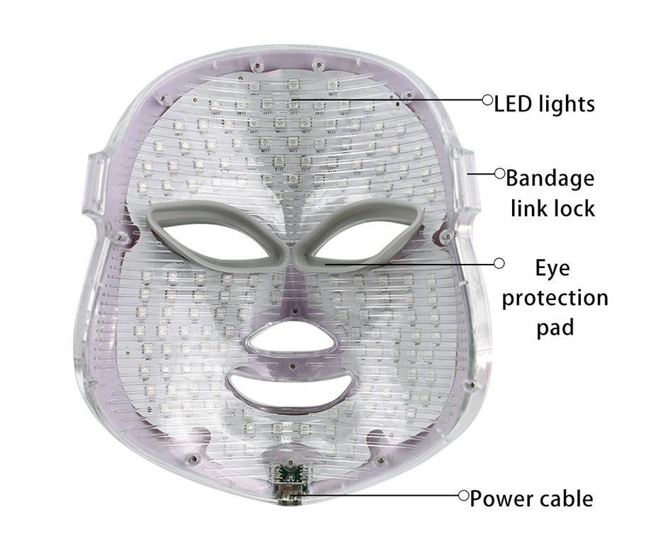 Instrument de beauté facial à LED