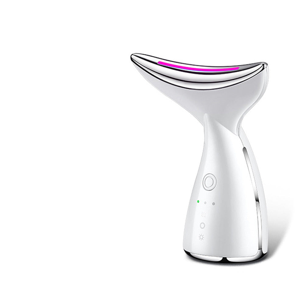 Appareil de lifting du visage et du cou à microcourant EMS avec thérapie LED