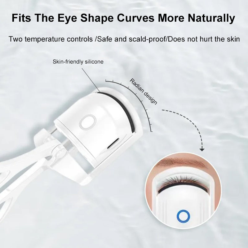 Recourbe-cils chauffant rechargeable – Peigne à cils portable longue durée