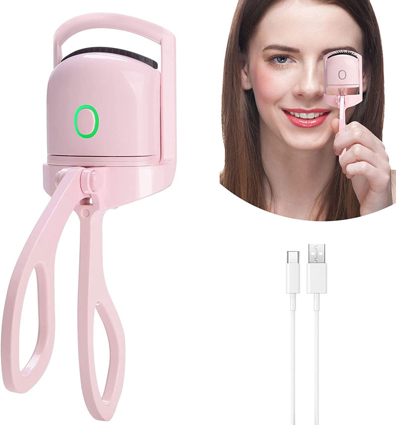 Recourbe-cils chauffant rechargeable – Peigne à cils portable longue durée