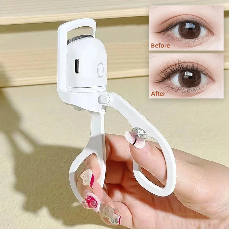 Recourbe-cils chauffant rechargeable – Peigne à cils portable longue durée