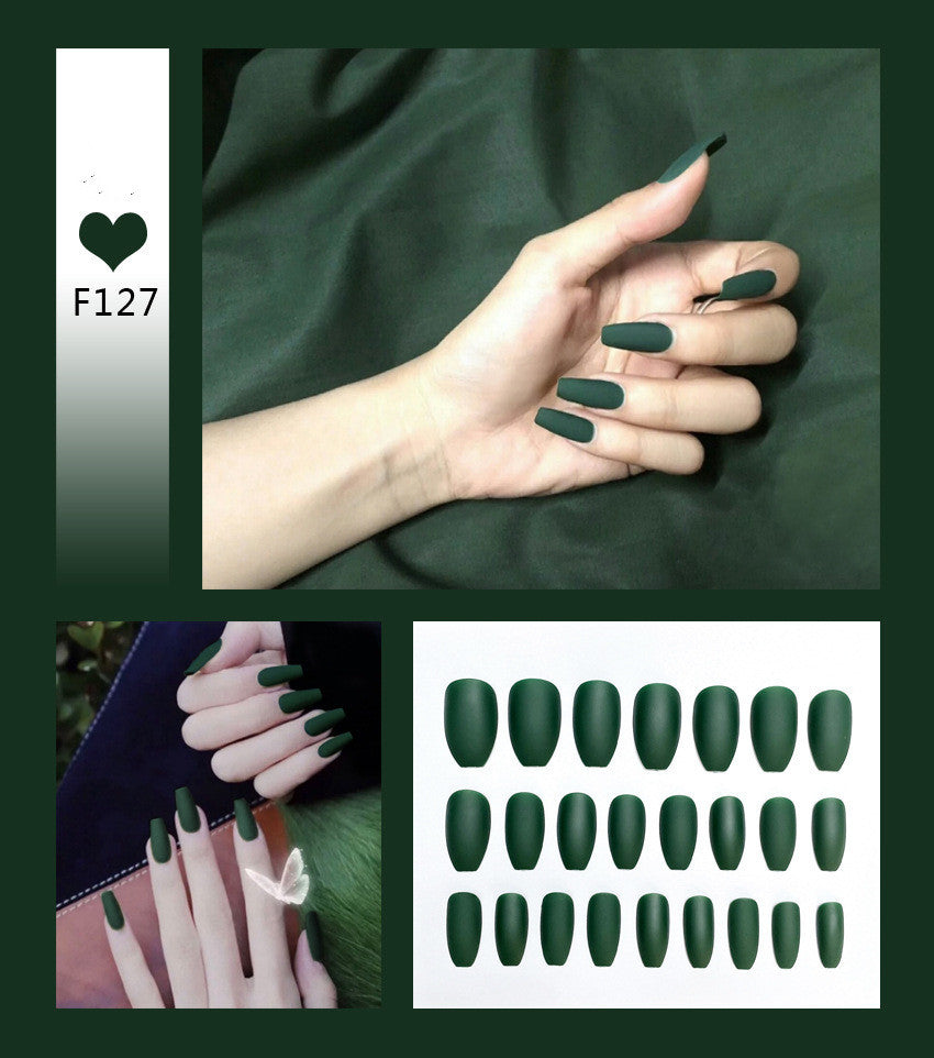 Kit de faux ongles avec 24 couleurs