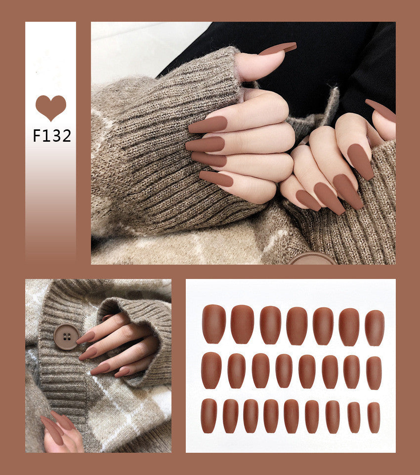 Kit de faux ongles avec 24 couleurs