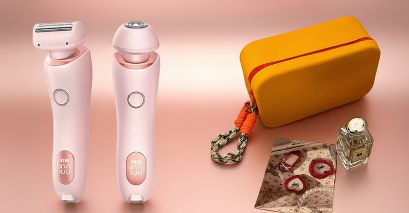 2-in-1 Hair Removal Epilator & Trimmer - USB Rechargeable.
