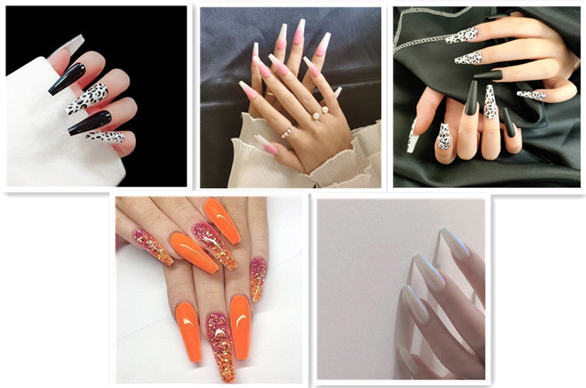 Appuyez sur les ongles