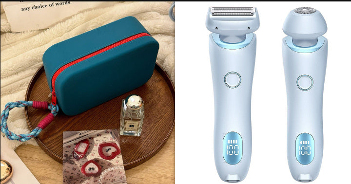 2-in-1 Hair Removal Epilator & Trimmer - USB Rechargeable.