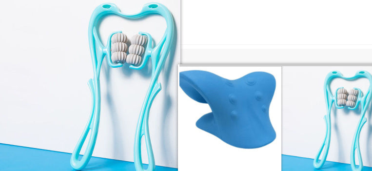 Rouleau de massage multifonctionnel pour le cou et les épaules