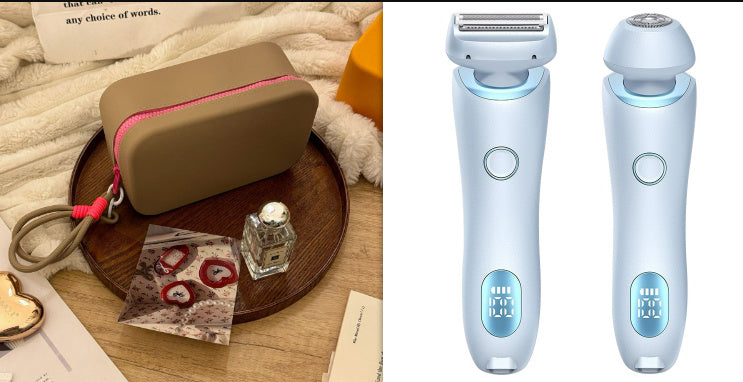 2-in-1 Hair Removal Epilator & Trimmer - USB Rechargeable.