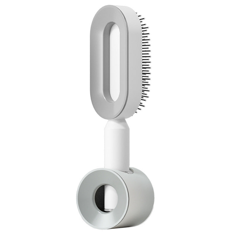 Brosse à cheveux autonettoyante avec massage du cuir chevelu