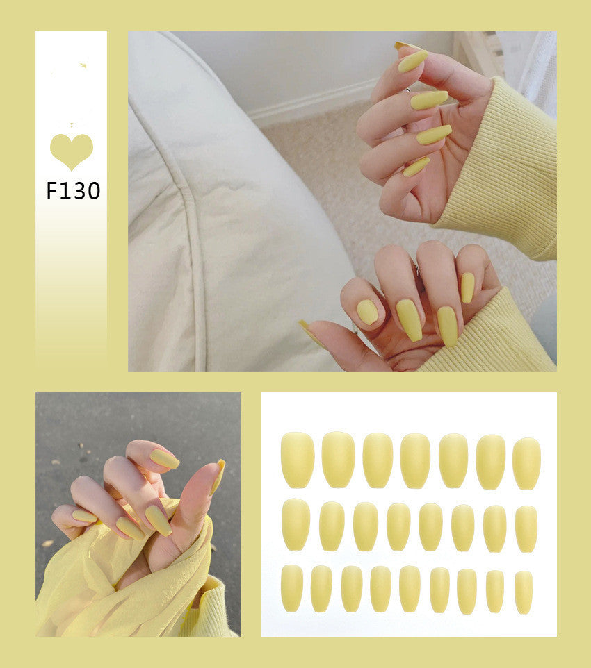 Kit de faux ongles avec 24 couleurs