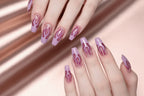 "Wearing Nails Finished Soft and flame designs False Nails."