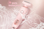 Pink electronic device with water splashing around it, labeled '100% waterproof'.