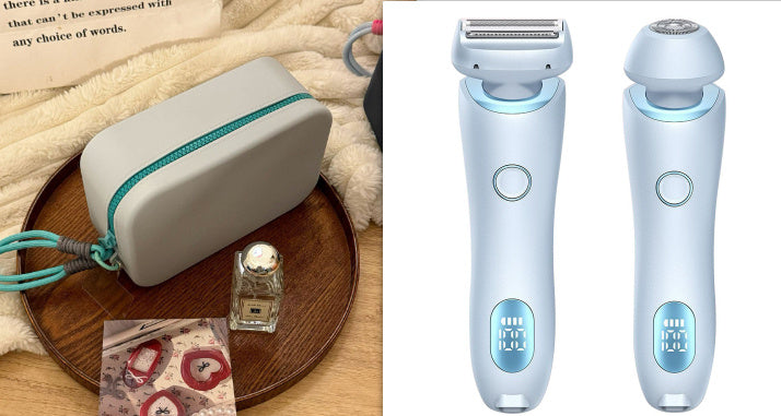 2-in-1 Hair Removal Epilator & Trimmer - USB Rechargeable.