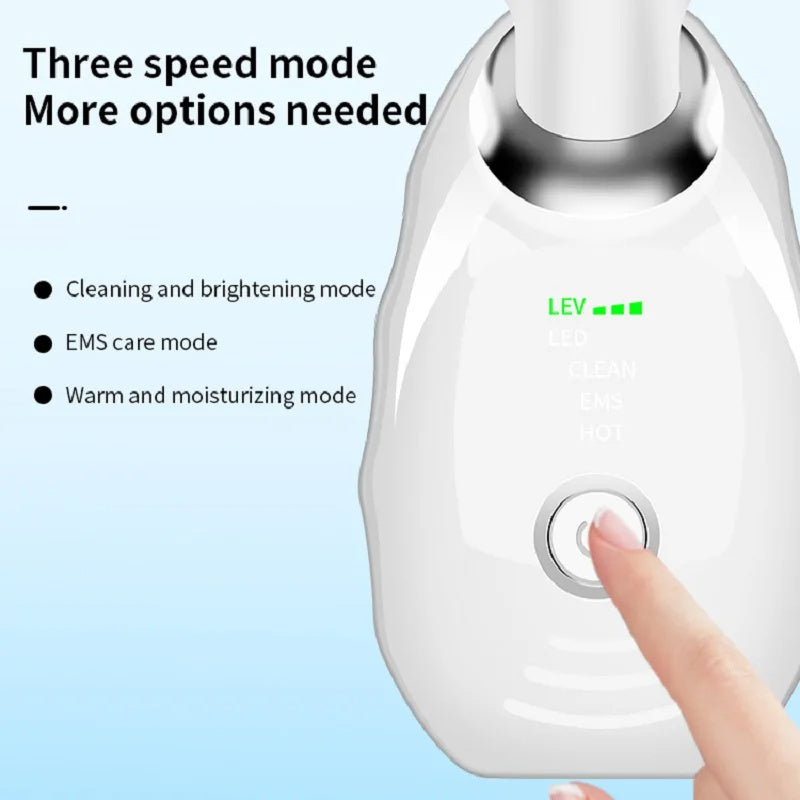 Appareil de massage du visage et du cou par photons LED