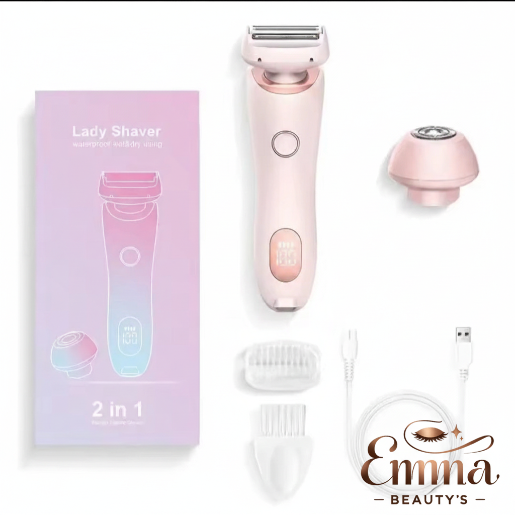 Lady Shaver - Branded with Emma Beauty's Logo