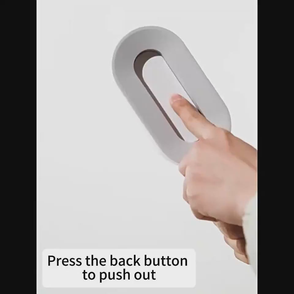 Brosse à cheveux autonettoyante avec massage du cuir chevelu