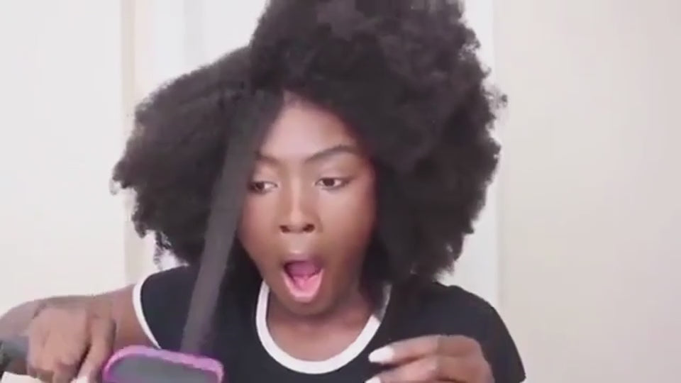 Peigne lisseur en céramique anti-brûlure – Coiffage à chaud en toute sécurité