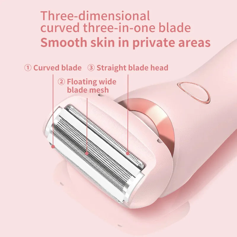 2-in-1 Hair Removal Epilator & Trimmer - USB Rechargeable.