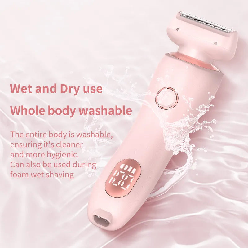 2-in-1 Hair Removal Epilator & Trimmer - USB Rechargeable.