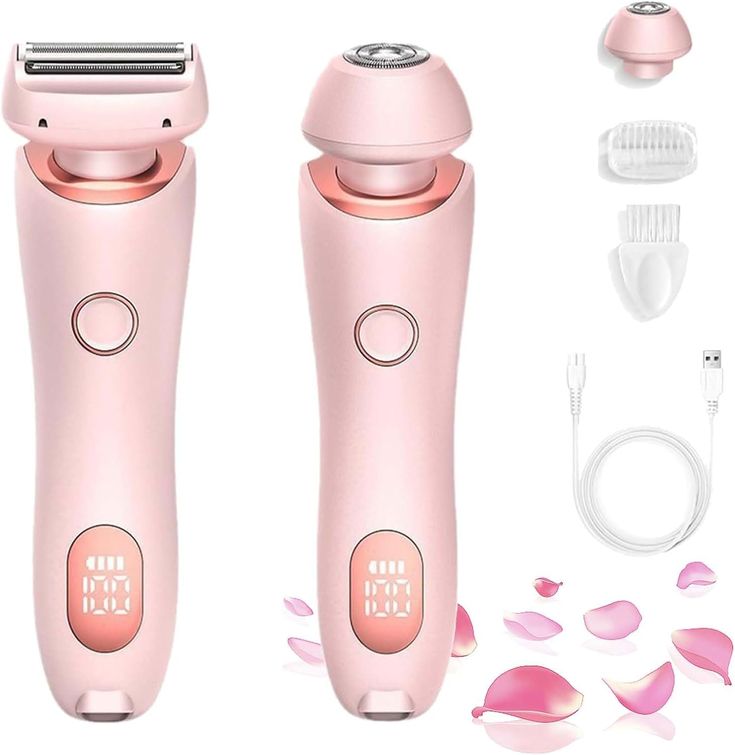 2-in-1 Hair Removal Epilator & Trimmer - USB Rechargeable.